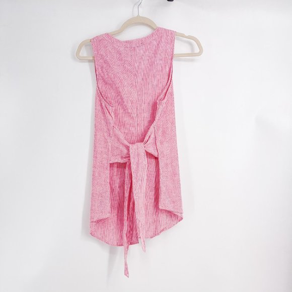 Sanctuary linen strip top Anthropologie small - Picture 2 of 6